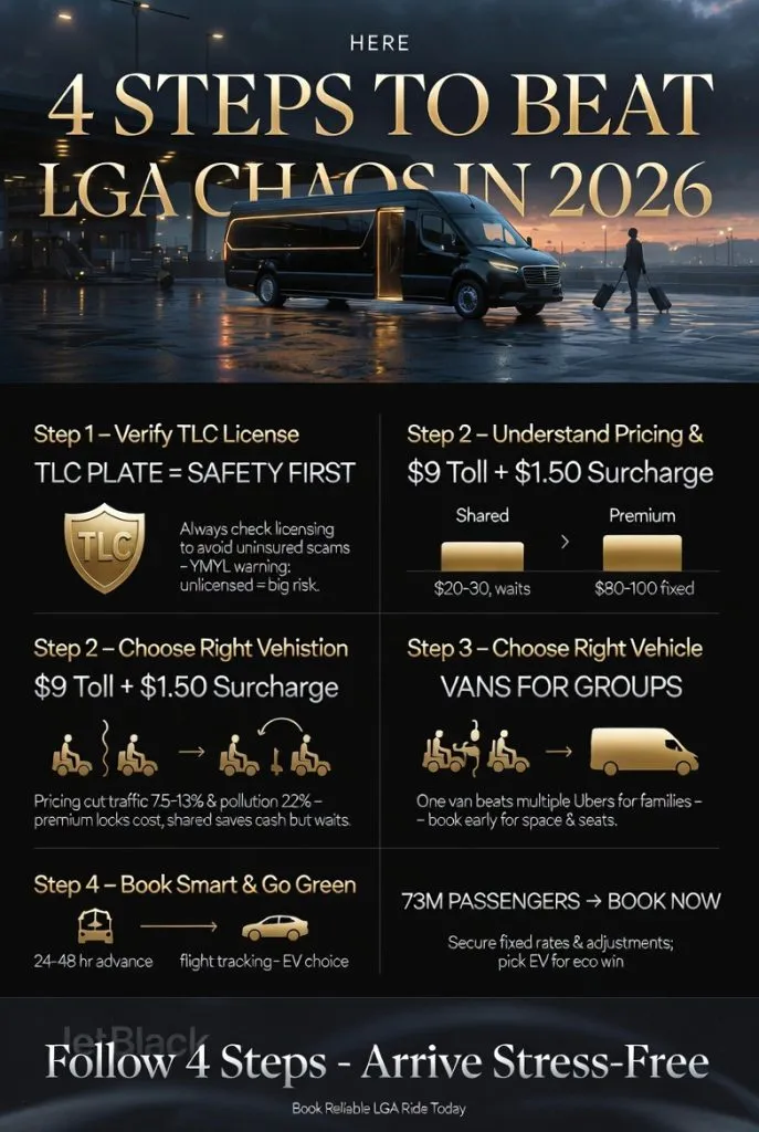 How To Choose Airport Shuttles At Laguardia: Ultimate 2026 Guide 3 January 29, 2026 Infographic How To Choose Airport Shuttles At Laguardia