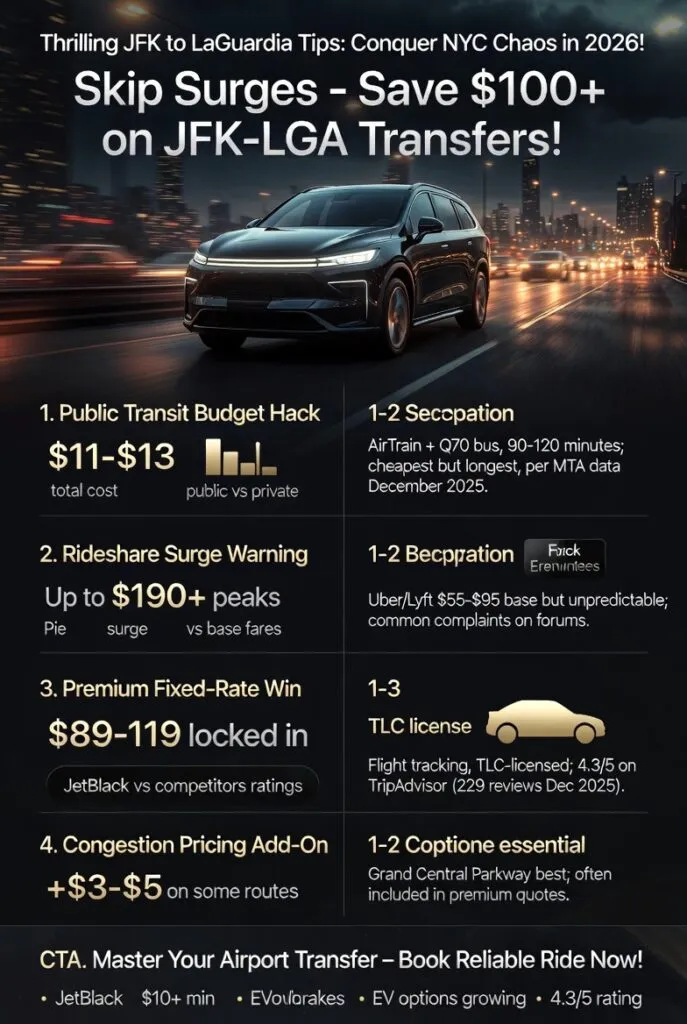 Thrilling Jfk To Laguardia Transportation Tips: Conquer Nyc Chaos In 2026! 3 February 1, 2026 Infographic Jfk To Laguardia Transportation Tips