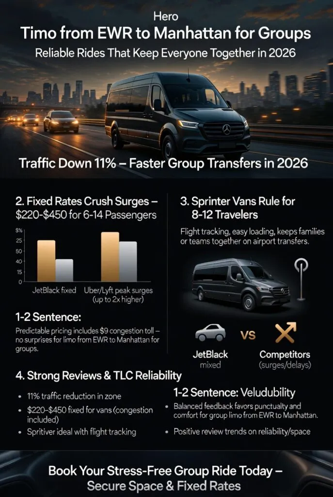 Infographic Limo From Ewr To Manhattan For Groups