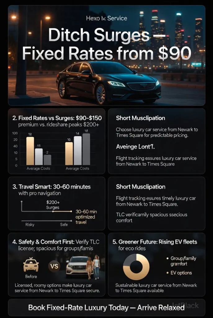 Luxury Car Service From Newark To Times Square In 2026: Navigating The Chaos With Grace 3 January 31, 2026 Infographic Luxury Car Service From Newark To Times Square