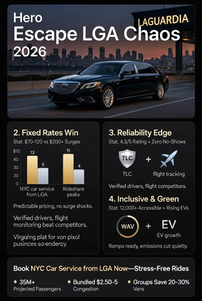 Infographic Nyc Car Service From Lga