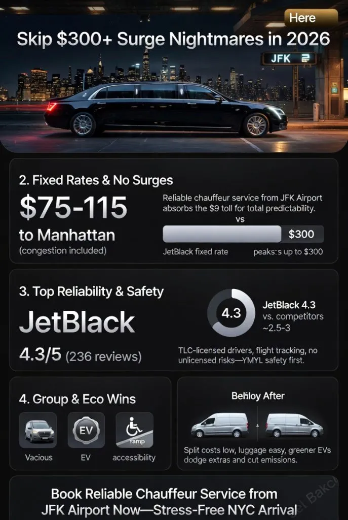 Infographic Reliable Chauffeur Service From Jfk Airport