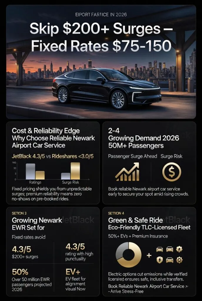 Infographic Reliable Newark Airport Car Service