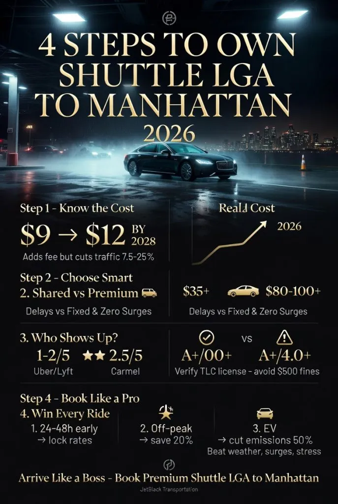 Shuttle Lga To Manhattan In 2026: Navigating The Gridlock With Some Hard-Won Lessons From The Trenches 3 January 29, 2026 Infographic Shuttle Lga To Manhattan