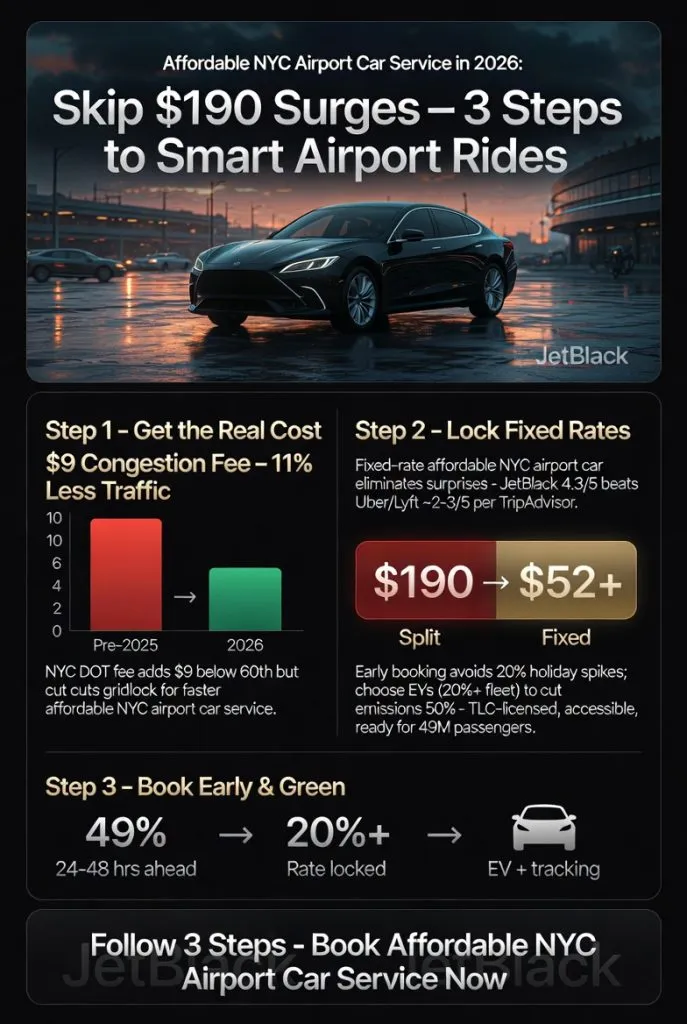 Affordable Nyc Airport Car Service In 2026: Navigating The Chaos Without Breaking The Bank 3 February 19, 2026 Infographic Affordable Nyc Airport Car Service