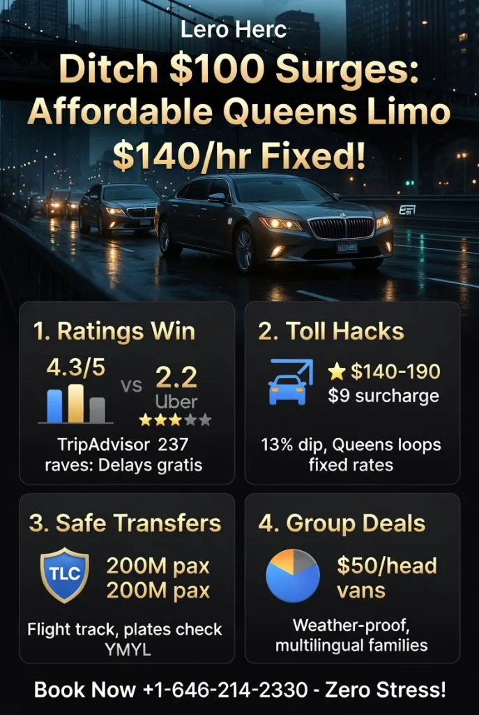 Infographic Affordable Queens Limo Service