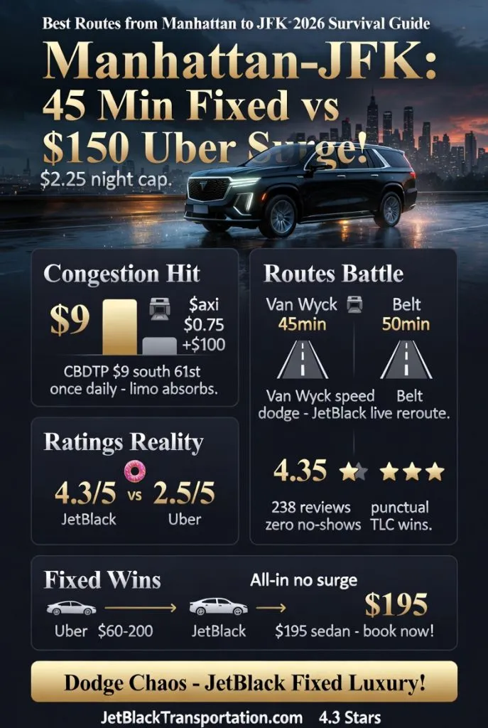 Best Routes From Manhattan To Jfk: Navigating 2026 Chaos With Emily'S Asphalt Wisdom 3 February 3, 2026 Infographic Best Routes From Manhattan To Jfk