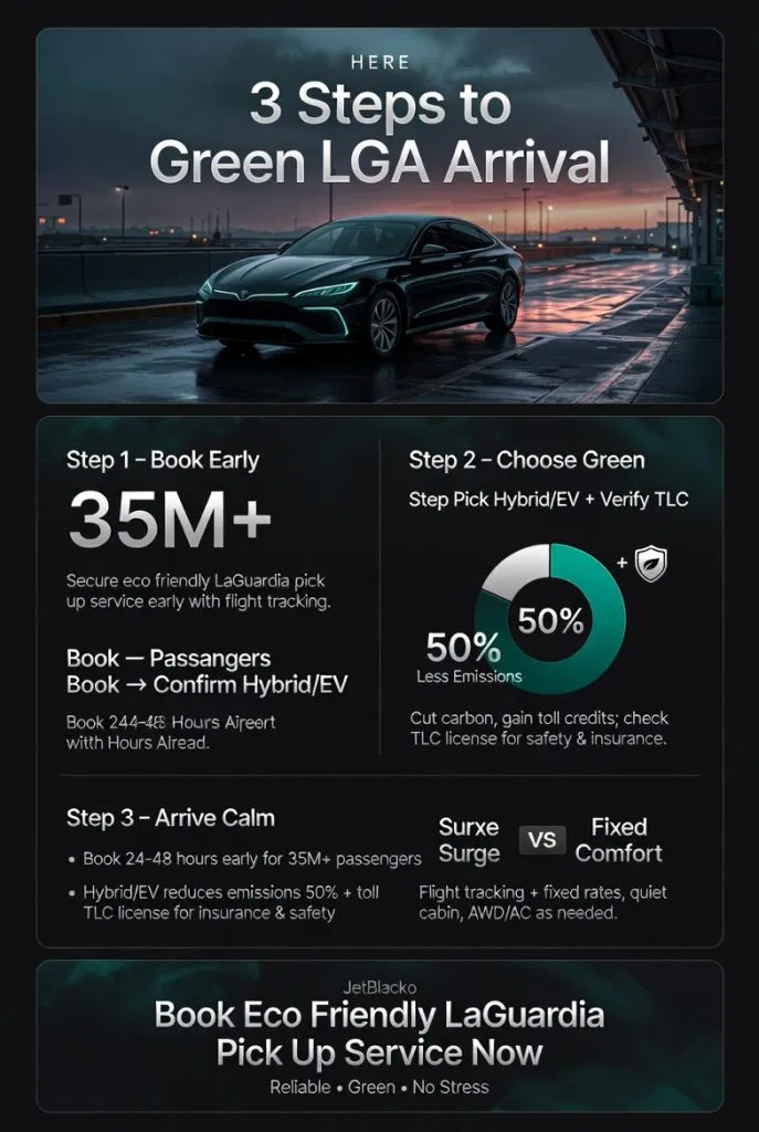 Eco Friendly Laguardia Pick Up Service In 2026: The Ultimate Green Ride That Actually Shows Up (And Won'T Drain Your Soul) 3 March 27, 2026 Infographic Eco Friendly Laguardia Pick Up Service