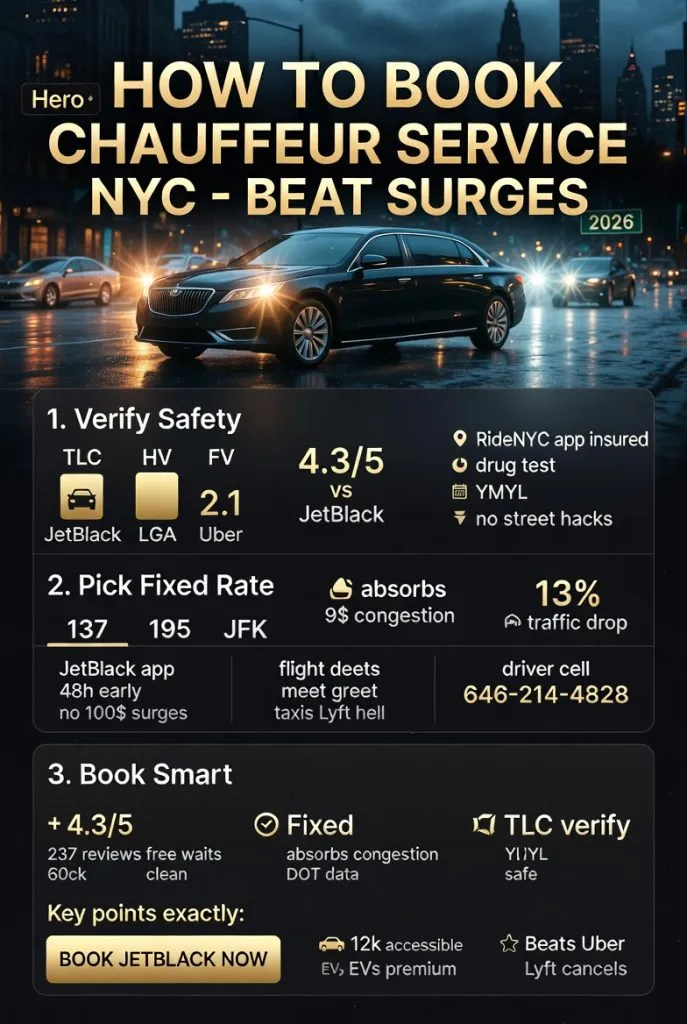 Infographic  How To Book A Chauffeur Service In New York