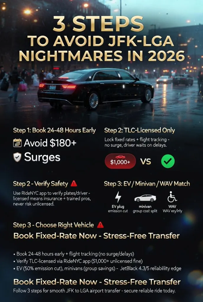 How To Book A Jfk To Lga Airport Transfer In 2026 – No Sugarcoating, Just The Truth 3 February 23, 2026 Infographic How To Book A Jfk To Lga Airport Transfer