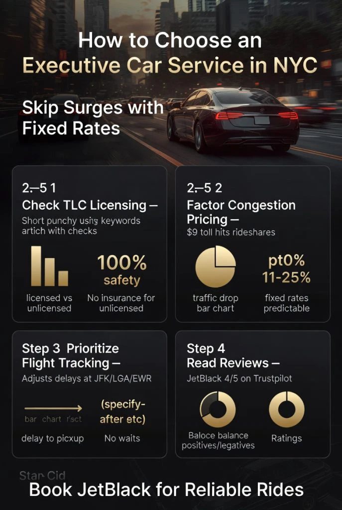 Infographic How To Choose An Executive Car Service In Nyc