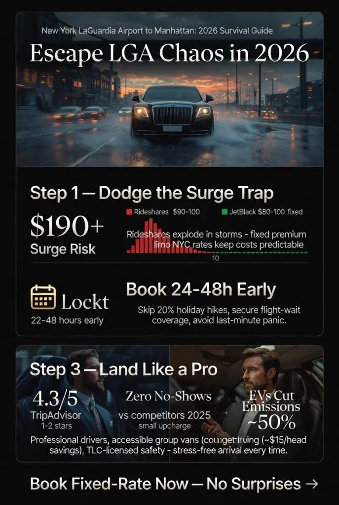 New York Laguardia Airport To Manhattan: The Real Deal In 2026 – No Sugarcoating, Just The Truth From Someone Who'S Been Stuck There Too Many Times 3 February 14, 2026 Infographic New York Laguardia Airport To Manhattan