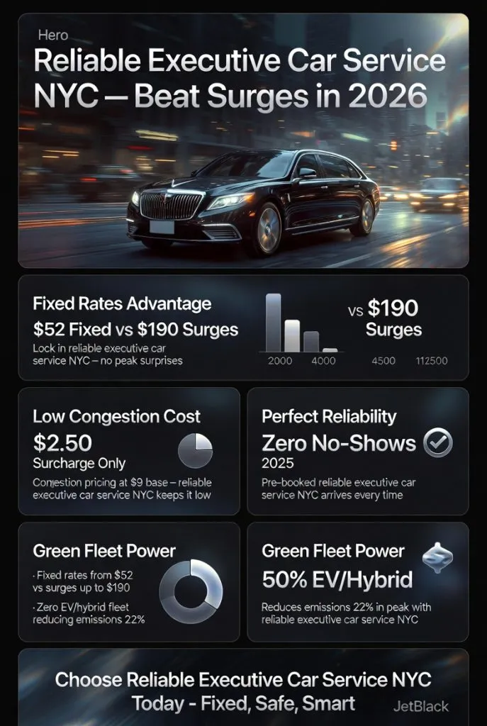 Infographic Reliable Executive Car Service Nyc