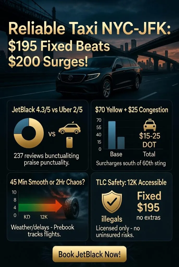 Infographic Reliable Taxi From Nyc To Jfk