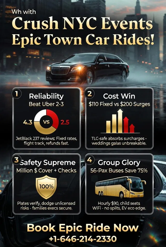 Infographic Town Car Service New York For Events