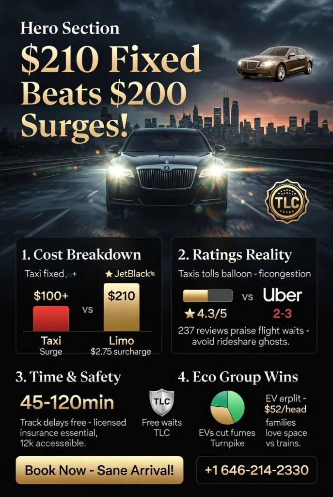 Infographic Transport From Newark Airport To Manhattan