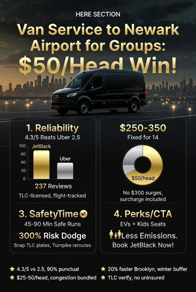 Van Service To Newark Airport For Groups: Navigating Nyc'S Chaos In 2026 3 February 14, 2026 Infographic Van Service To Newark Airport For Groups