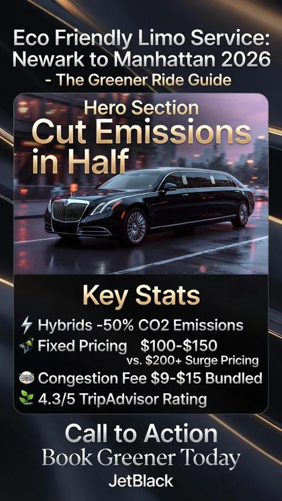 Infographic Eco Friendly Limo Service From Newark To Manhattan