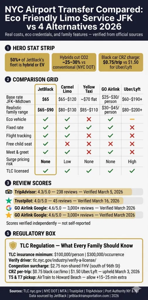 Infographic Eco Friendly Limo Service Jfk