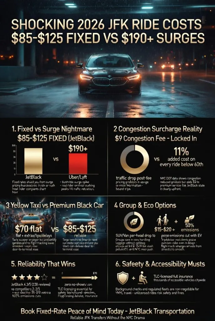 How Much Is A Car Service To Kennedy Airport-Infographic
