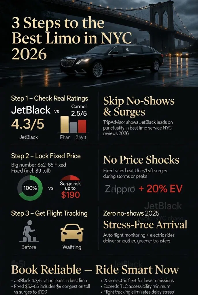 Infographic Best Limo Service Nyc Reviews 2026