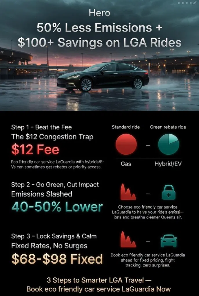 Ultimate Eco Friendly Car Service Laguardia In 2026: The Green Escape You Didn'T Know You Needed 3 March 31, 2026 Infographic Eco Friendly Car Service Laguardia