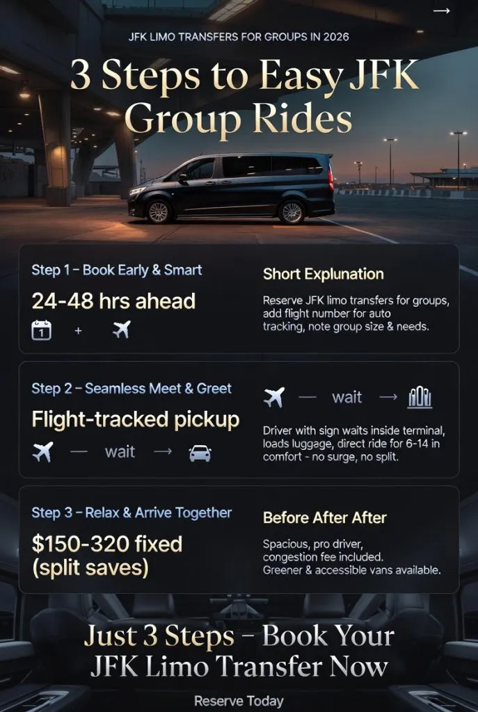 Infographic Jfk Limo Transfers For Groups