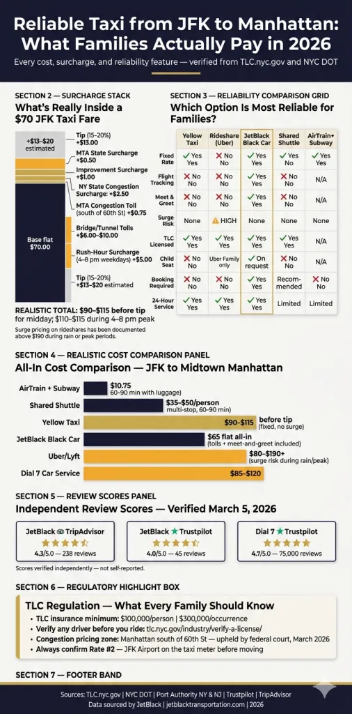 Nyc Ground Transportation Comparison — Reliable Taxi From Jfk To Manhattan 2026 Reliable Taxi From Jfk To Manhattan Nyc Ground Transport Options Comparison 2026