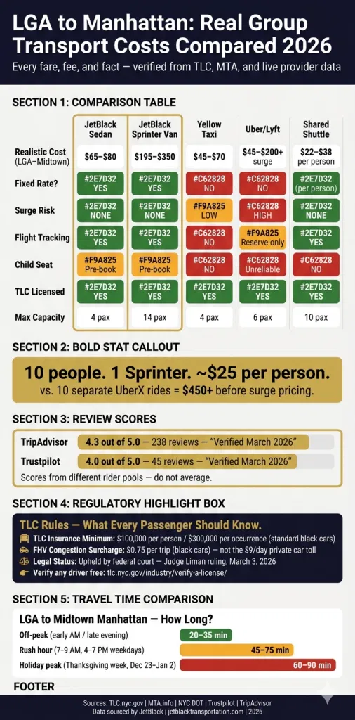 Lga Group Transfer — Family With Holiday Luggage 2026 Lga Limo To Manhattan For Groups Family With Luggage At Laguardia Airport Kerbside Pickup Zone