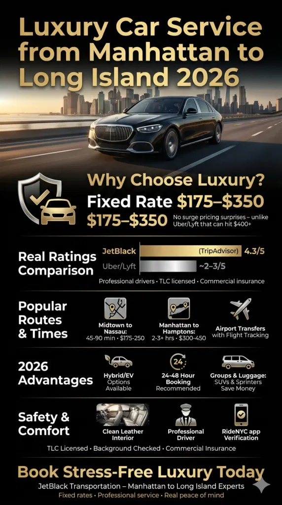 Luxury Car Service From Manhattan To Long Island
