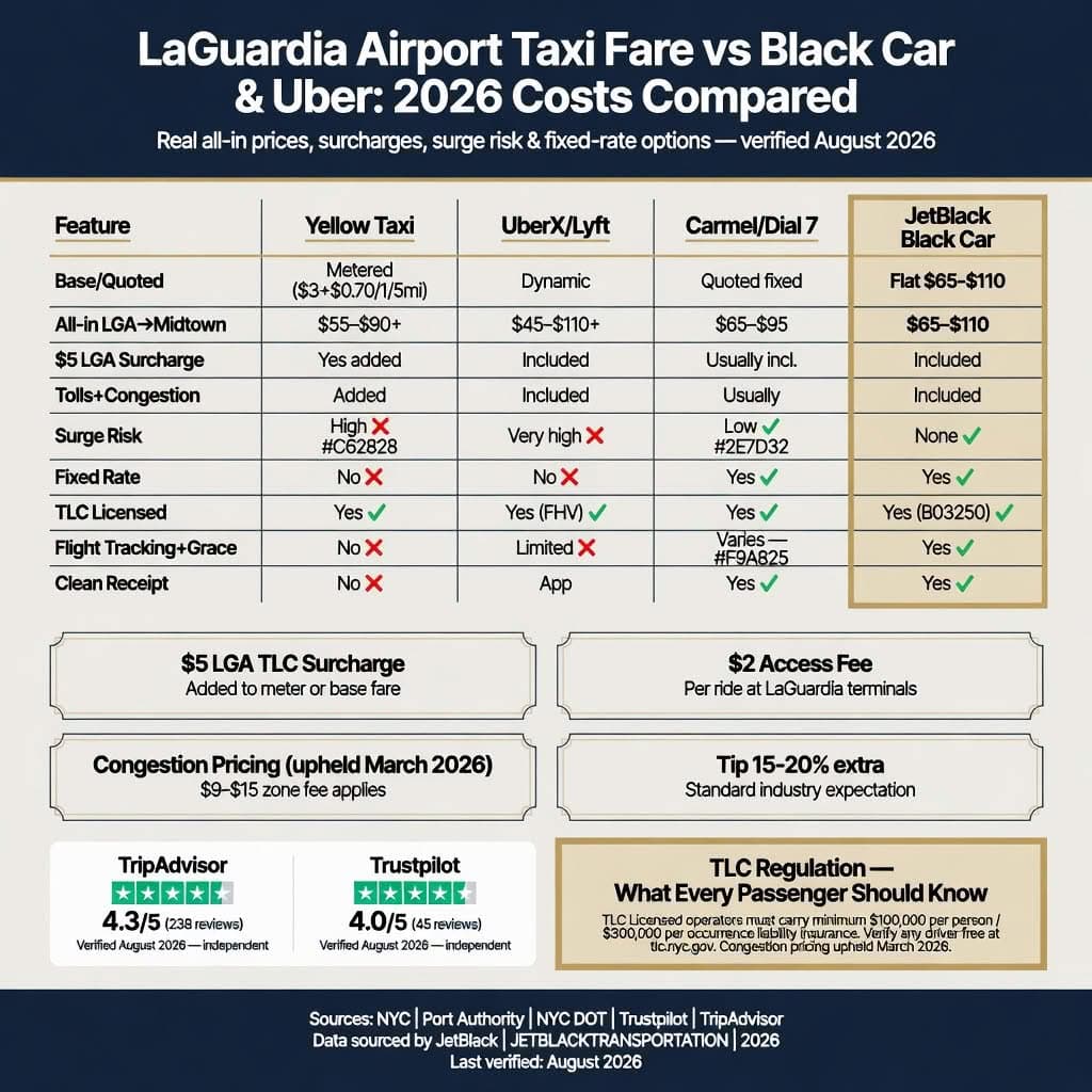 Laguardia Airport Taxi Fare