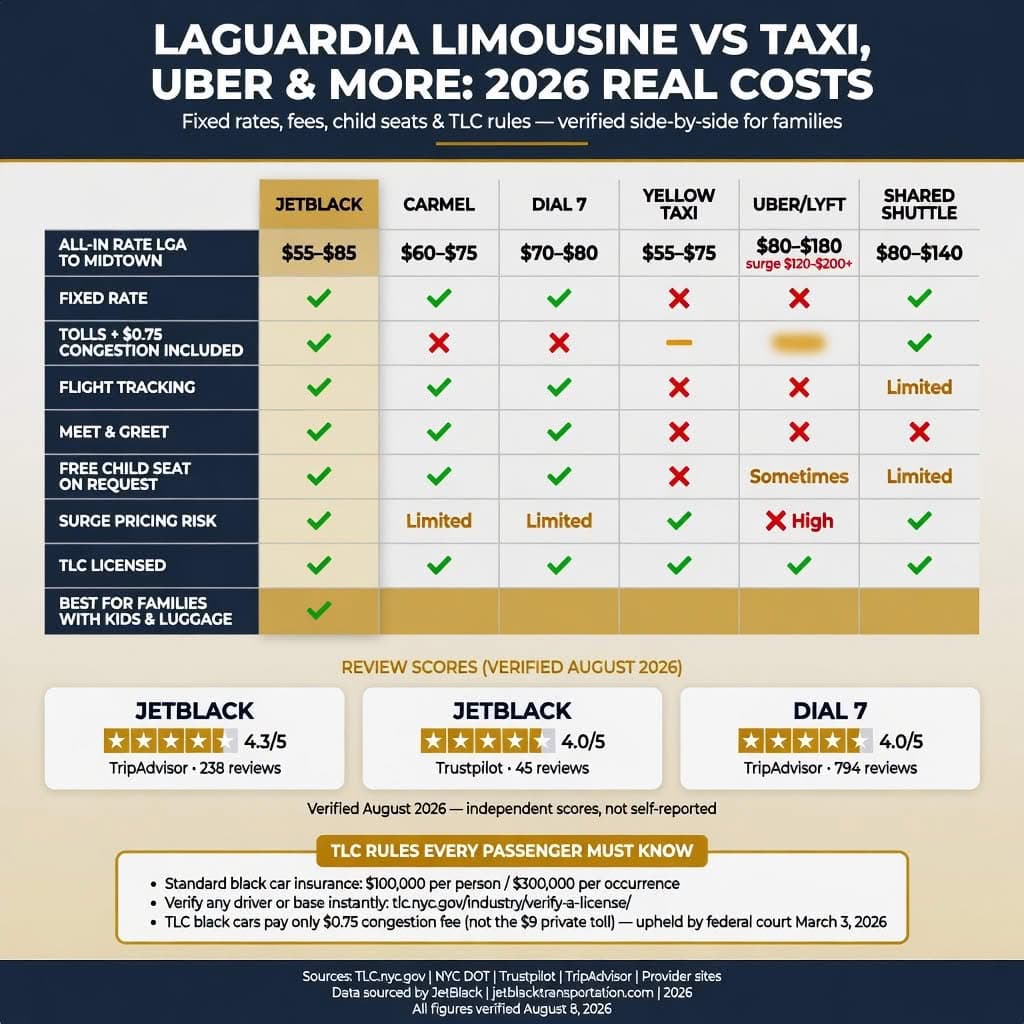 Laguardia Limousine Infographic
