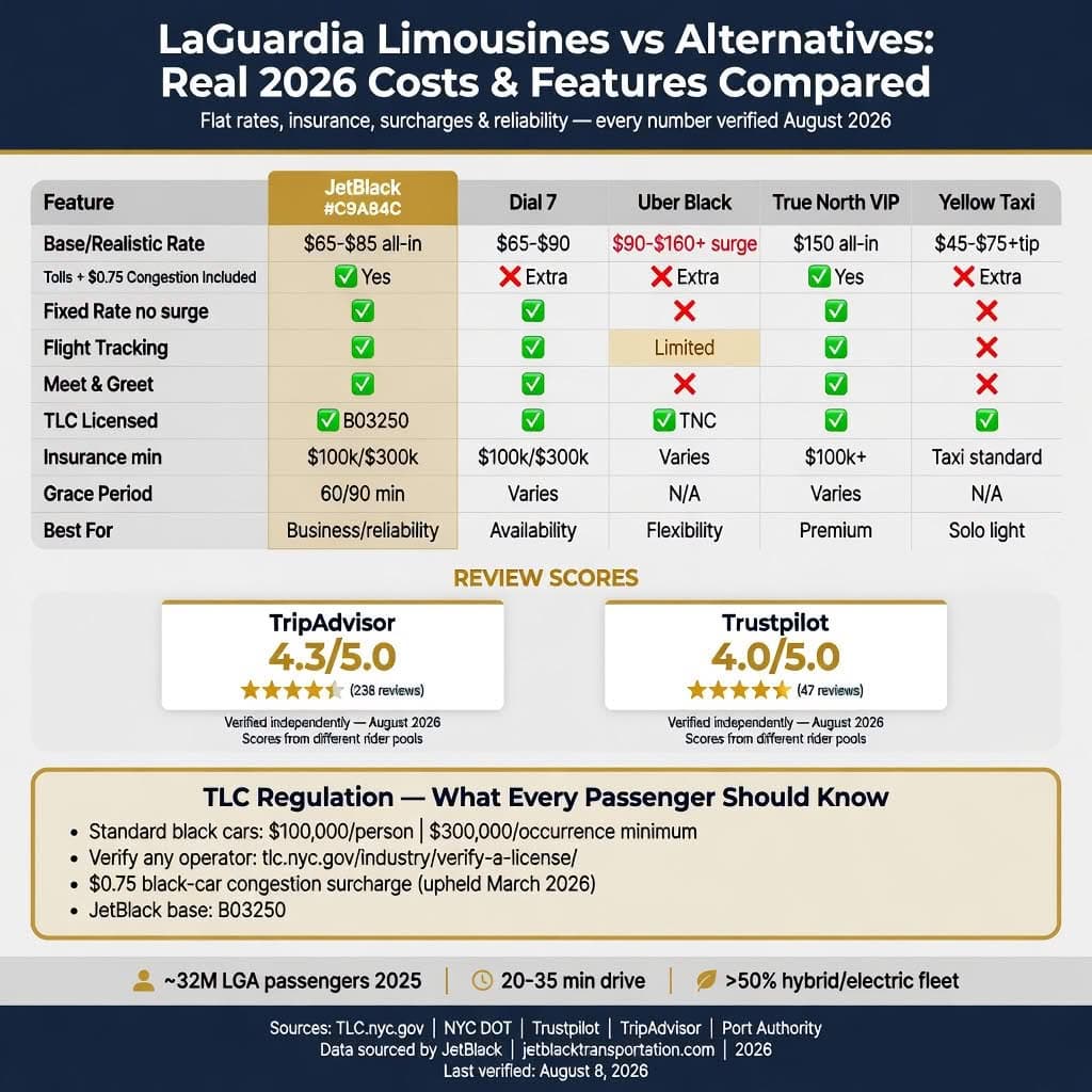 Laguardia Limousines Infographic