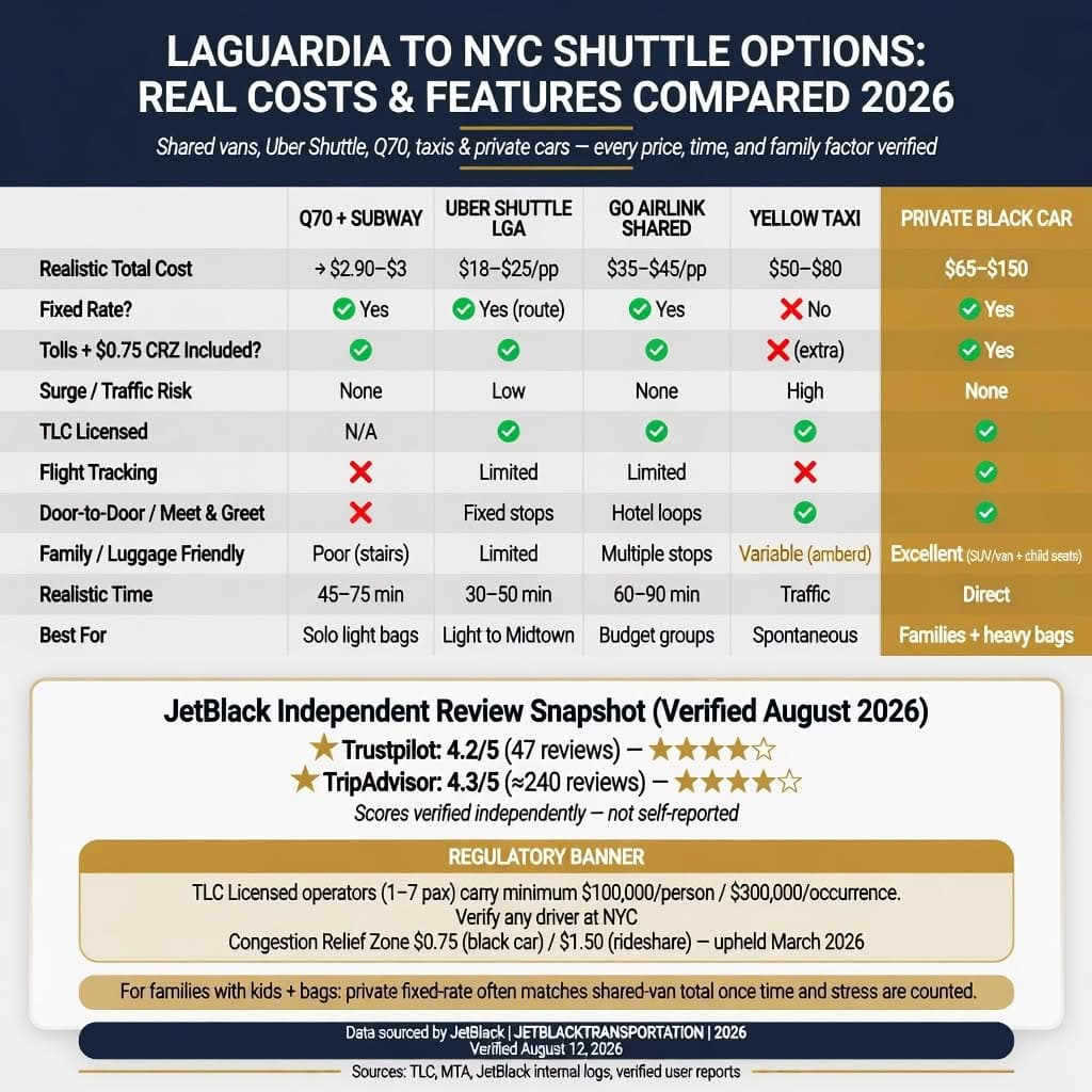 Nyc For-Hire Vehicle Landscape Comparison Of Black Cars Taxis Rideshares And Limos