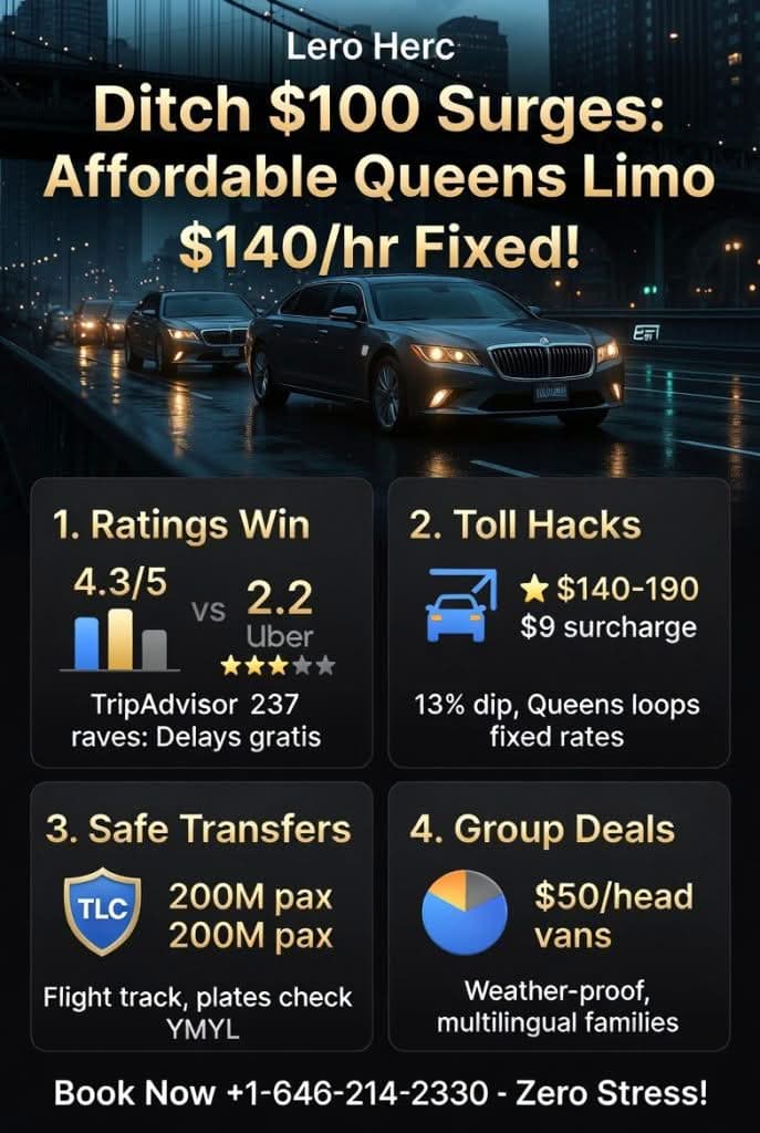 Infographic affordable queens limo service