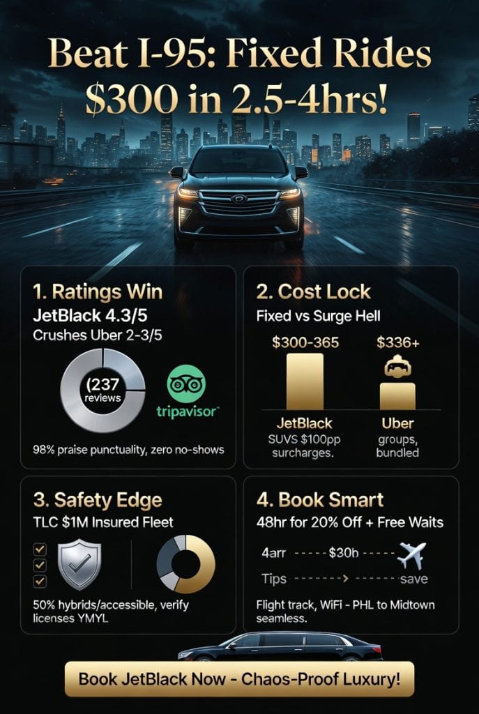 Ultimate Car Service Philly to NYC: Survive the 2026 Chaos 3 October 12, 2026 Infographic car service philly to nyc