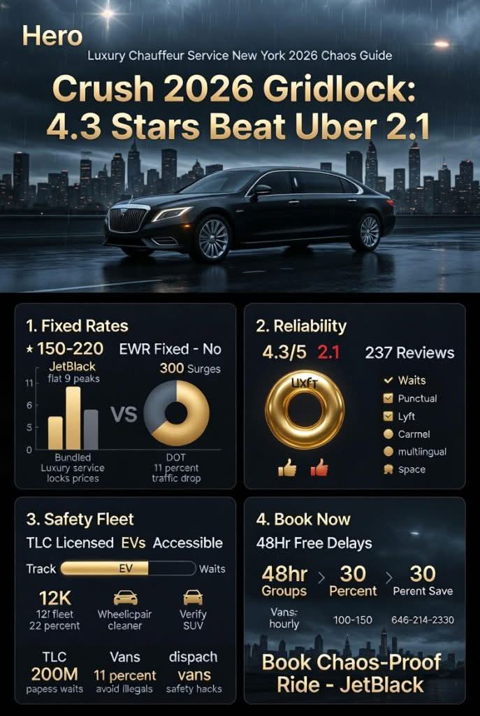 Luxury Chauffeur Service New York: Navigating the 2026 Chaos Like a Pro 3 October 24, 2026 Infographic luxury chauffeur service new york