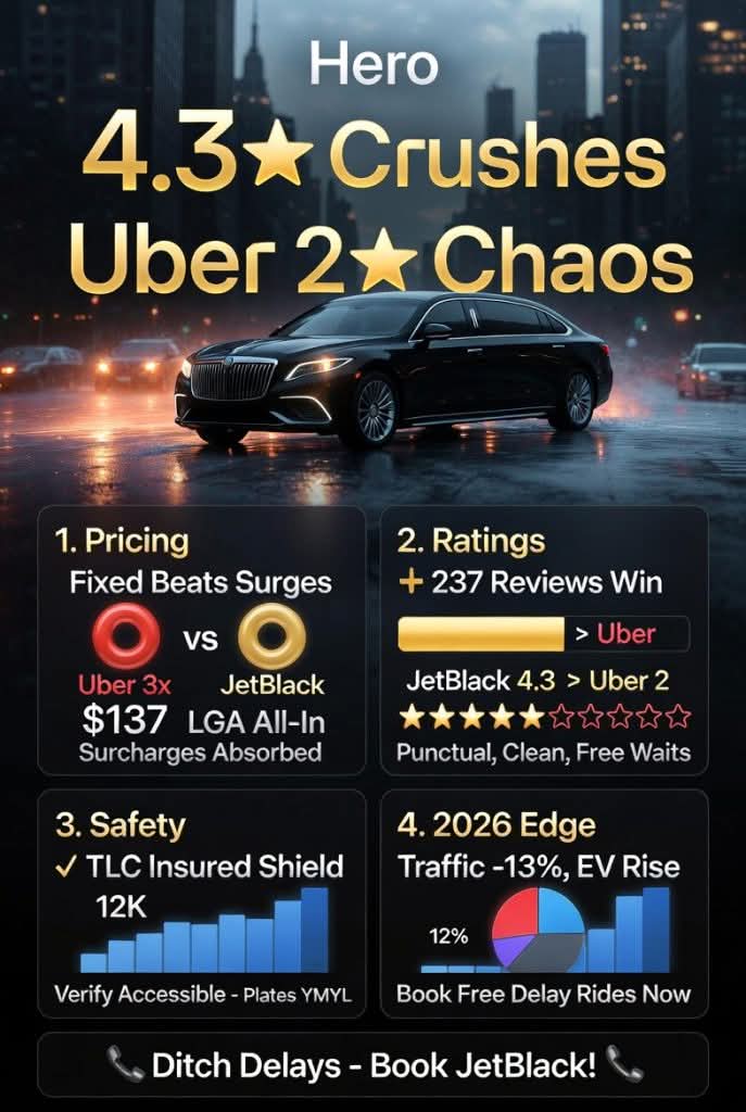 Infographic reliable luxury car service in new york