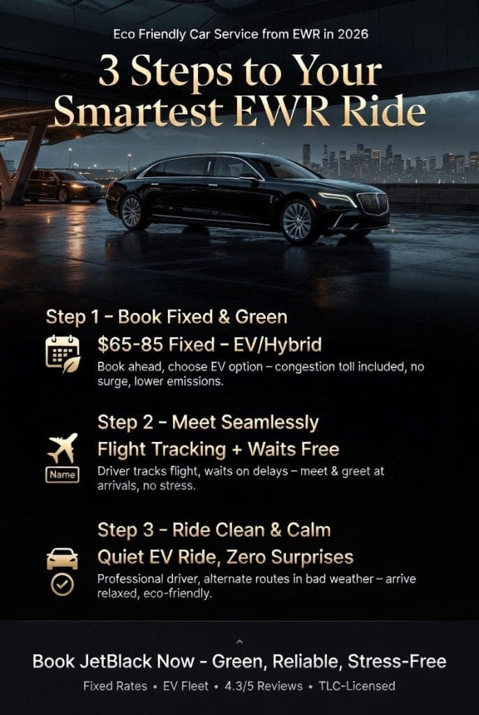 Infographic eco friendly car service from ewr
