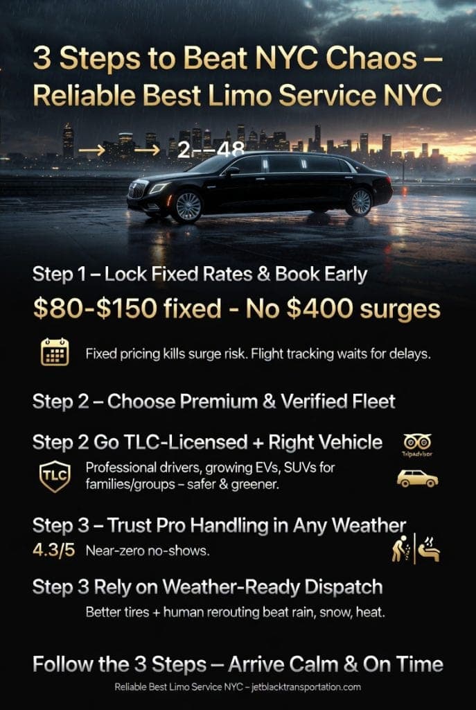 Infographic reliable best limo service nyc