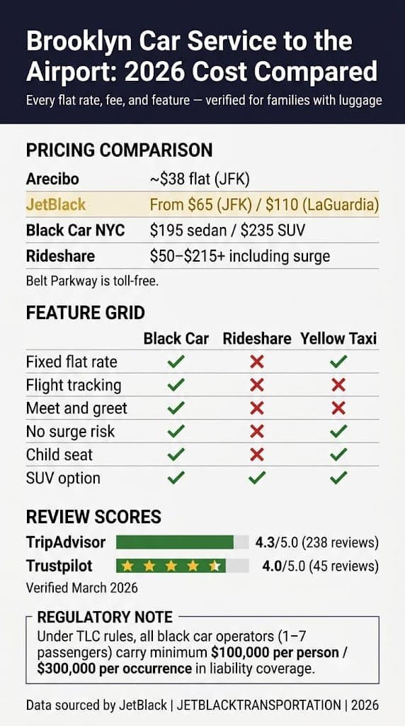 Infographic car service in brooklyn reviews 2026