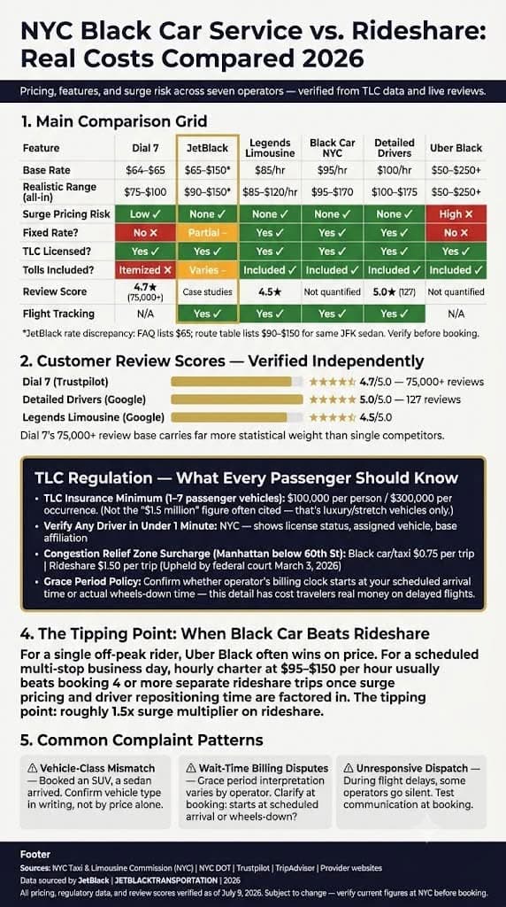 How Much Is a Driver for Hire in NYC? Real 2026 Rates 3 October 15, 2026 Infographic how much is a driver for hire in nyc