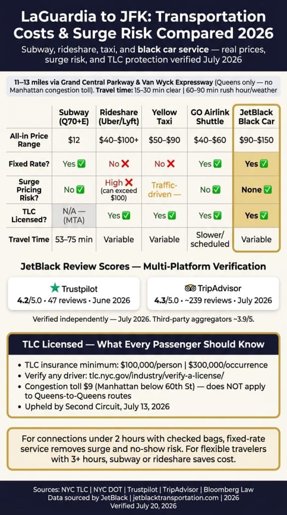 Infographic laguardia to jfk reviews 2026