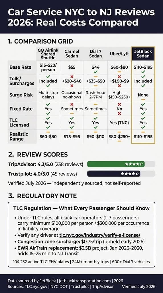 Car Service NYC to NJ Reviews 2026: 7 Honest Corporate Facts 3 October 15, 2026 Car Service NYC to NJ Reviews 2026: 7 Honest Corporate Facts David Williams October 15, 2026