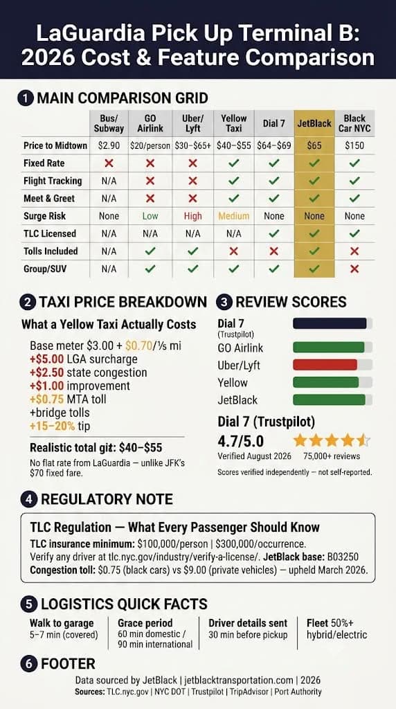 LaGuardia Pick Up Terminal B: 7 Honest Facts for 2026 3 October 26, 2026 Infographic laguardia pick up terminal b