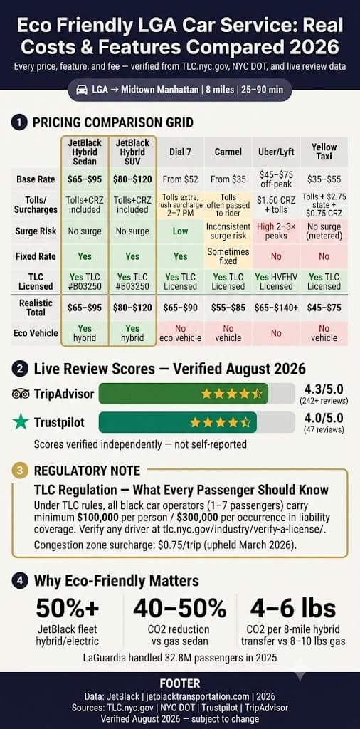 Eco Friendly Lga Car Service: 7 Honest 2026 Facts Ethan Navarro August 24, 2026