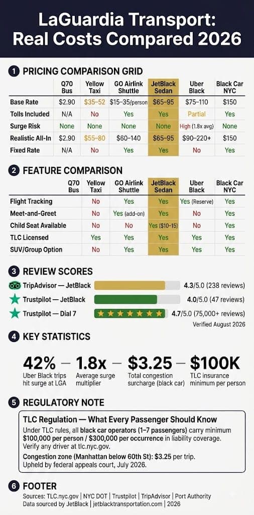 Infographic Laguardia Transport