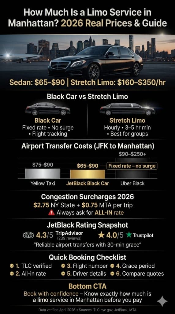 Nyc For-Hire Vehicle Landscape Infographic How Much Is A Limo Service In Manhattan Nyc Ground Transport Comparison Infographic Black Car Taxi Rideshare