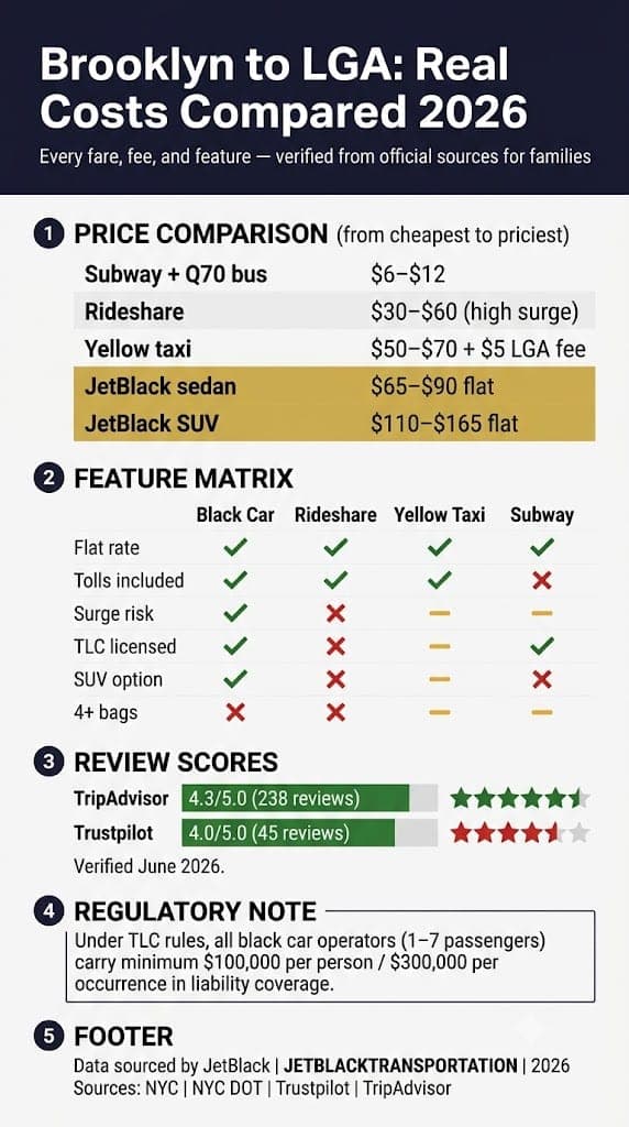 Brooklyn To Lga Transportation Tips: 7 Honest 2026 Truths 3 August 25, 2026 Infographic Brooklyn To Lga Transportation Tips