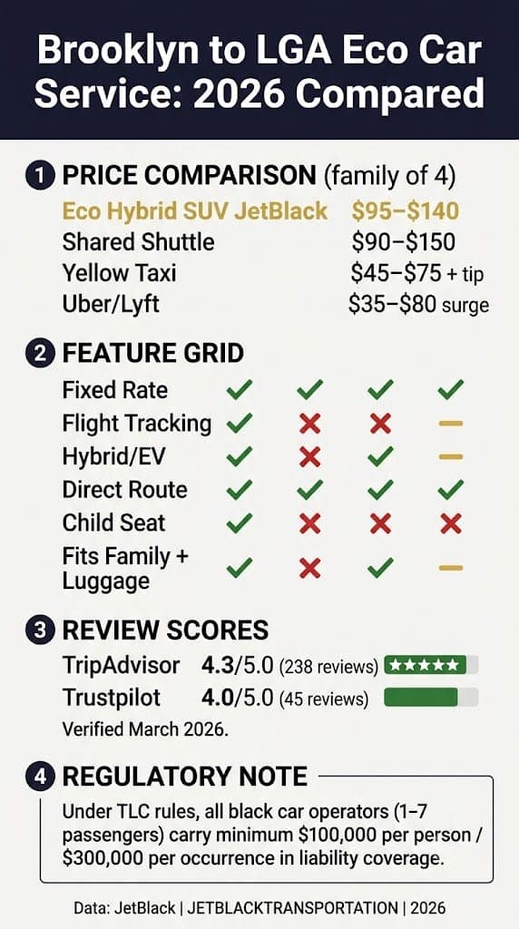 Infographic Eco Friendly Car Service From Brooklyn To Lga